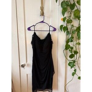 DJ-JAZ women’s size 10 black beaded formal dress
